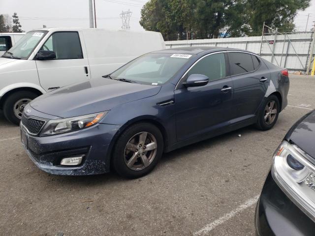 5XXGM4A72FG476604 - 2015 KIA OPTIMA LX BLUE photo 1