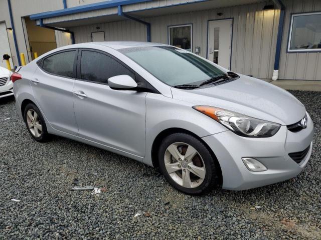 5NPDH4AE7CH111342 - 2012 HYUNDAI ELANTRA GLS SILVER photo 4