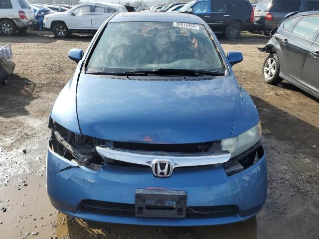 1HGFA16836L049552 - 2006 HONDA CIVIC EX BLUE photo 5