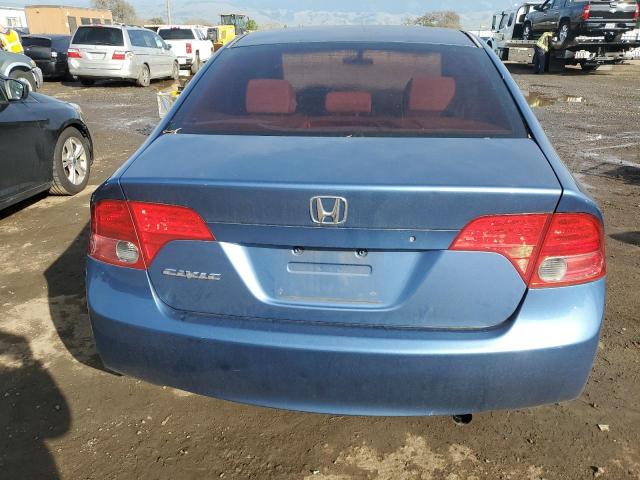 1HGFA16836L049552 - 2006 HONDA CIVIC EX BLUE photo 6