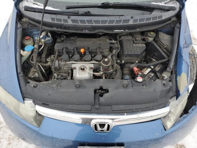 1HGFA16807L089041 - 2007 HONDA CIVIC EX BLUE photo 11