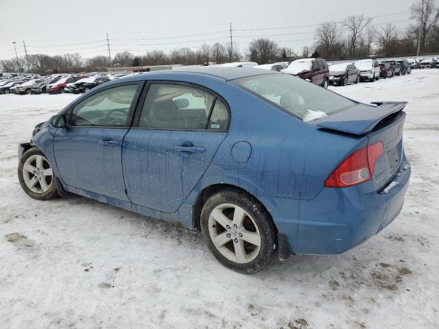 1HGFA16807L089041 - 2007 HONDA CIVIC EX BLUE photo 2