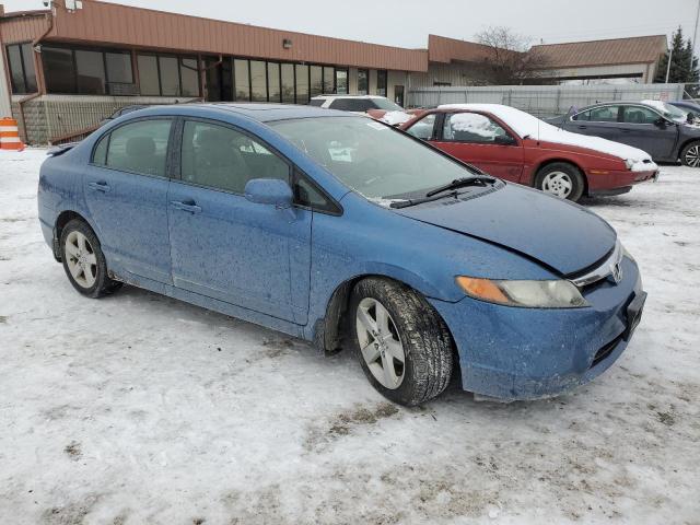 1HGFA16807L089041 - 2007 HONDA CIVIC EX BLUE photo 4