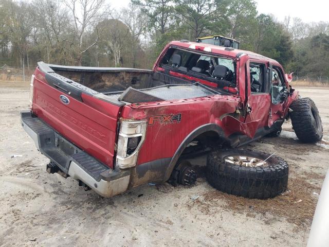 1FT8W2BT8LEE03168 - 2020 FORD F250 SUPER DUTY BURGUNDY photo 3