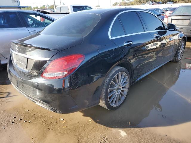 55SWF4JB3HU214136 - 2017 MERCEDES-BENZ C 300 BLACK photo 3