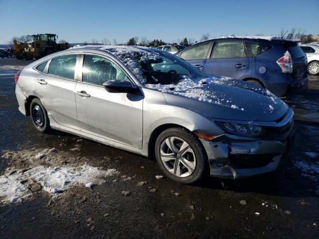 19XFC2E56JE022143 - 2018 HONDA CIVIC LX SILVER photo 4