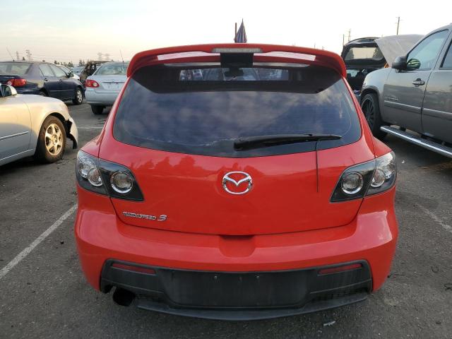 JM1BK34M981807978 - 2008 MAZDA SPEED 3 წითელი ფოტო 6