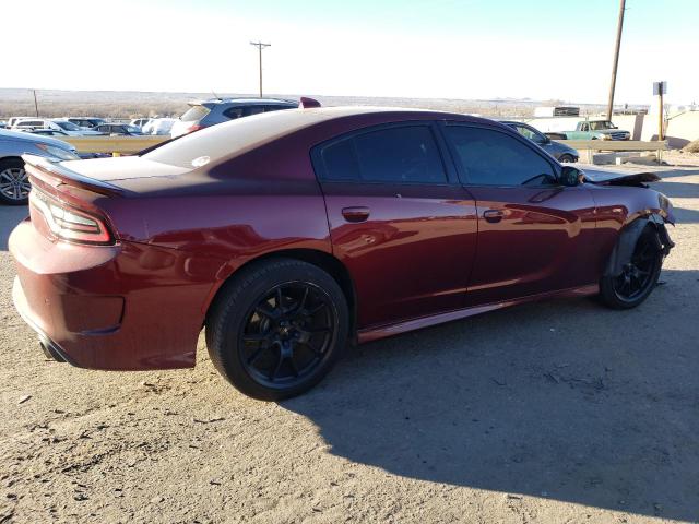 2C3CDXHG0KH584740 - 2019 DODGE CHARGER GT MAROON photo 3