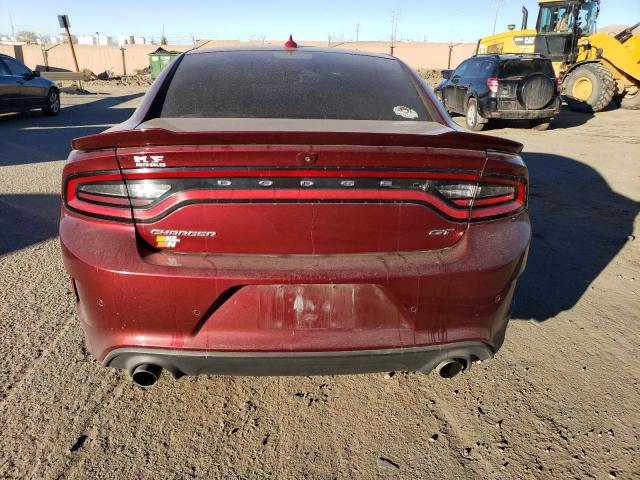 2C3CDXHG0KH584740 - 2019 DODGE CHARGER GT MAROON photo 6