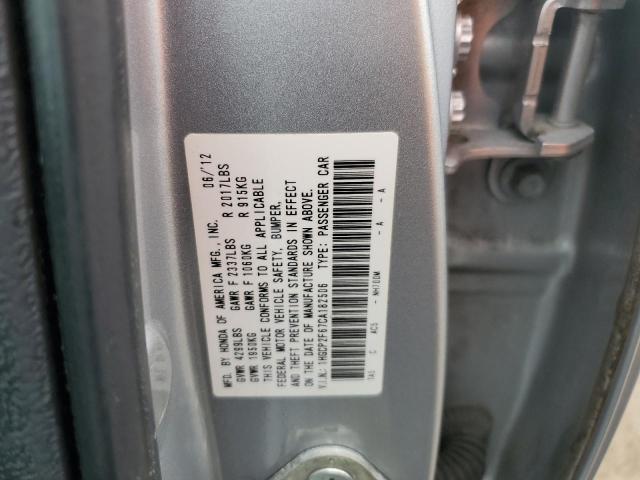 1HGCP2F67CA182506 - 2012 HONDA ACCORD SE SILVER photo 13