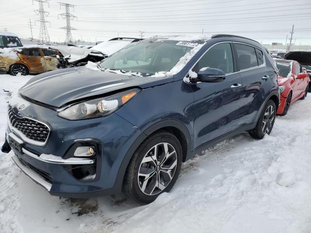 KNDPN3ACXM7846787 - 2021 KIA SPORTAGE EX BLUE photo 1