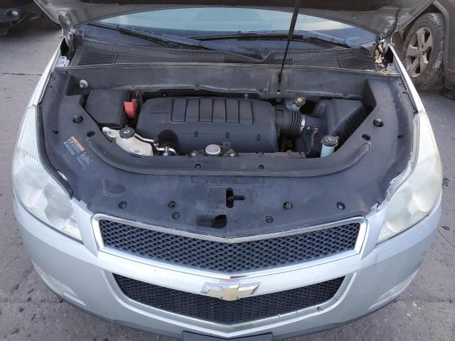 1GNKVJED7CJ150169 - 2012 CHEVROLET TRAVERSE LT SILVER photo 12