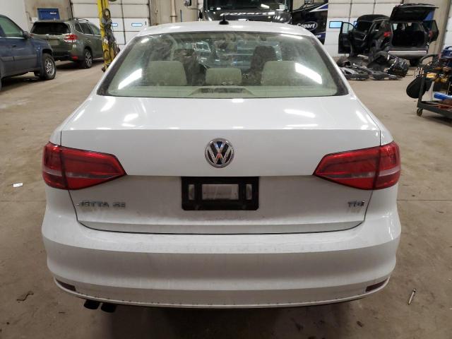 3VWLA7AJ9FM282846 - 2015 VOLKSWAGEN JETTA TDI WHITE photo 6