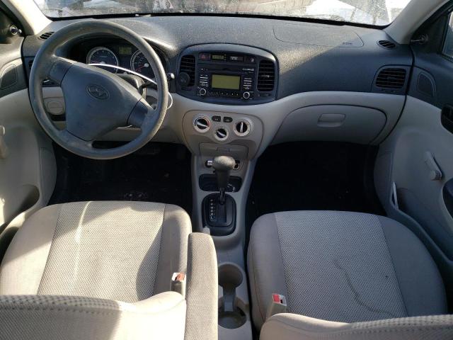 KMHCN46C79U328976 - 2009 HYUNDAI ACCENT GLS GRAY photo 8