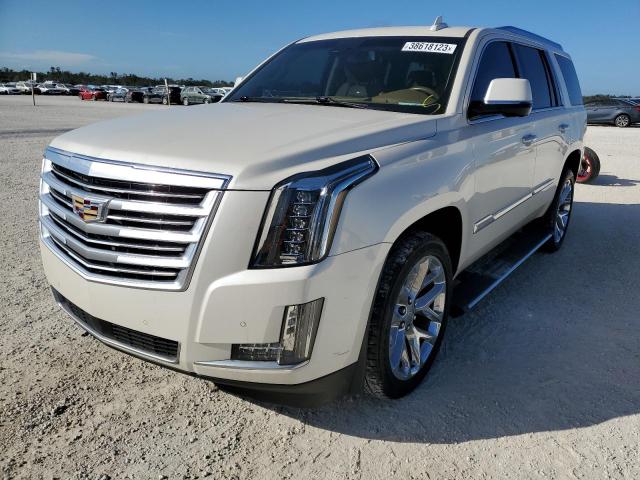 1GYS3PKJ4FR698092 - 2015 CADILLAC ESCALADE PLATINUM WHITE photo 1