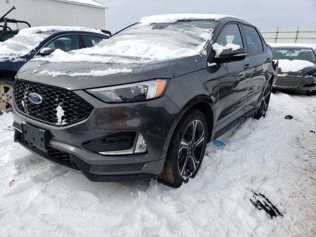 2FMPK4AP4LBB46184 - 2020 FORD EDGE ST GRAY photo 1