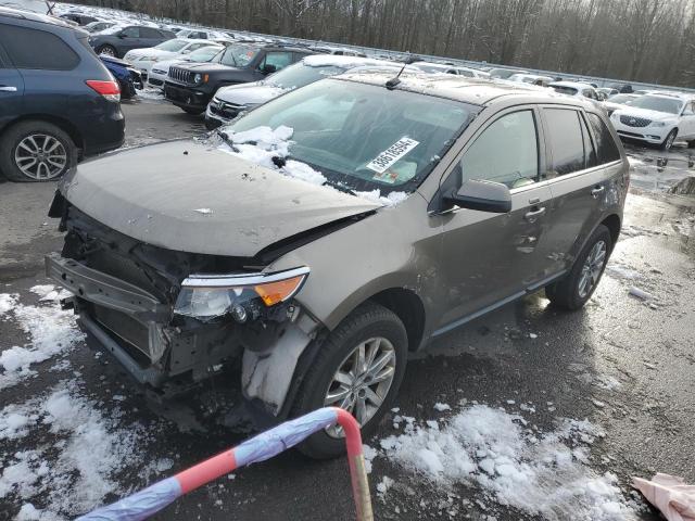 2FMDK4KC4EBA46863 - 2014 FORD EDGE LIMITED GRAY photo 1