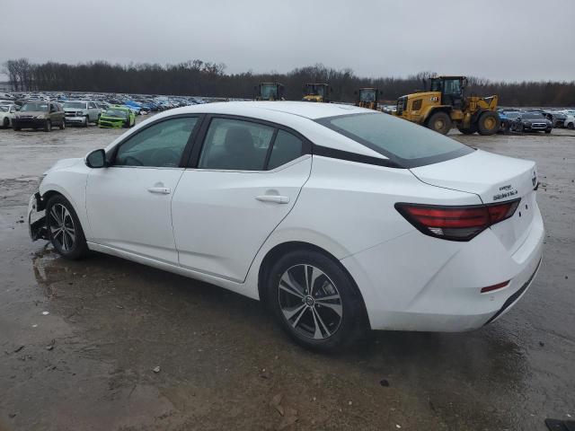 3N1AB8CV9LY255313 - 2020 NISSAN SENTRA SV WHITE photo 2