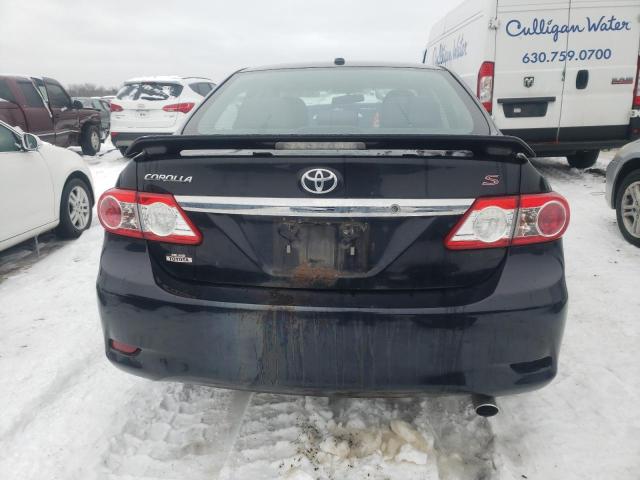 2T1BU4EE3BC736125 - 2011 TOYOTA COROLLA BASE BLACK photo 6