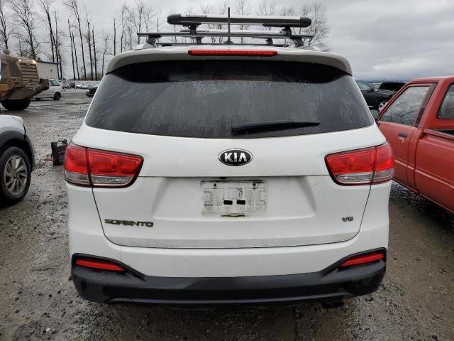 5XYPGDA56GG172873 - 2016 KIA SORENTO LX WHITE photo 6