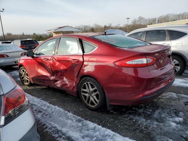 3FA6P0H72ER166816 - 2014 FORD FUSION SE RED photo 2