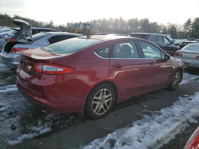 3FA6P0H72ER166816 - 2014 FORD FUSION SE RED photo 3