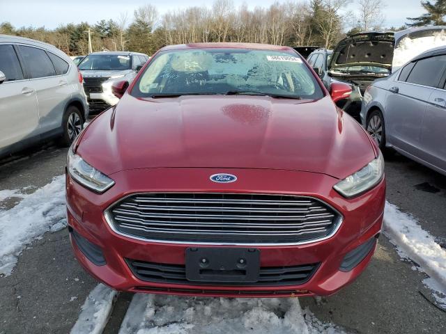 3FA6P0H72ER166816 - 2014 FORD FUSION SE RED photo 5