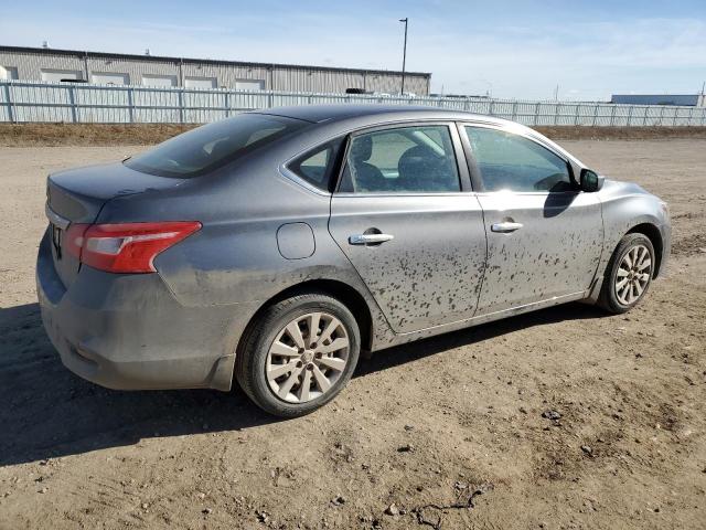 3N1AB7AP5KY293330 - 2019 NISSAN SENTRA S GRAY photo 3