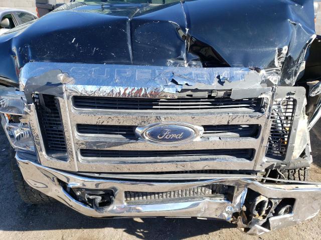 1FTWW31R98EB23141 - 2008 FORD F350 SRW SUPER DUTY BLACK photo 11