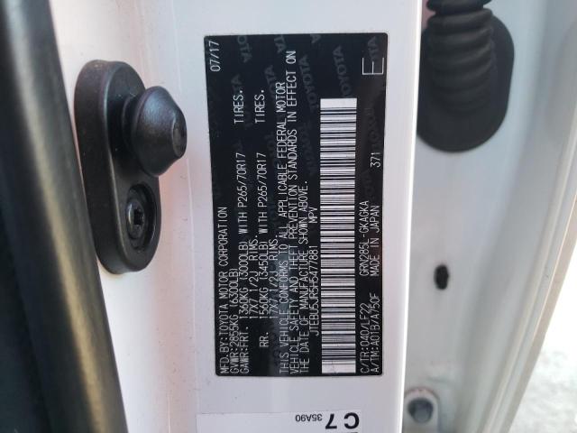 JTEBU5JR5H5477881 - 2017 TOYOTA 4RUNNER SR5/SR5 PREMIUM 白色 照片 13