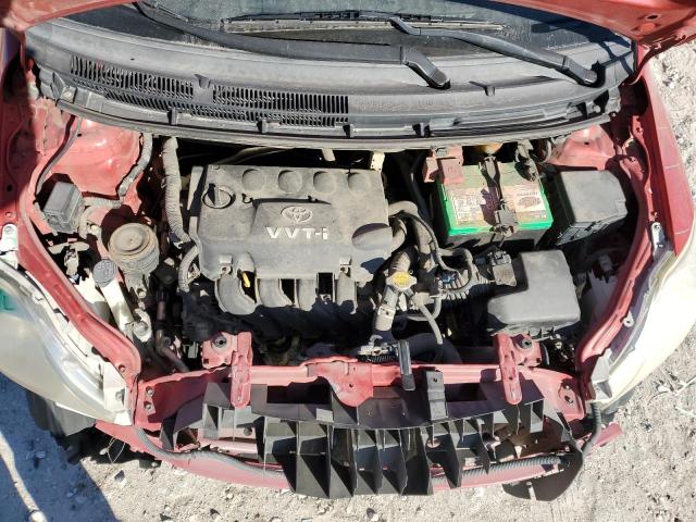 JTDBT923084010009 - 2008 TOYOTA YARIS RED photo 11