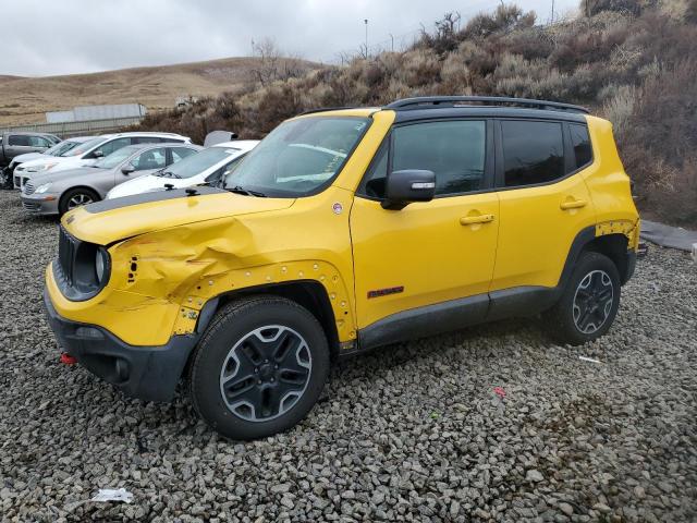 ZACCJBCT6GPD69221 - 2016 JEEP RENEGADE TRAILHAWK YELLOW photo 1