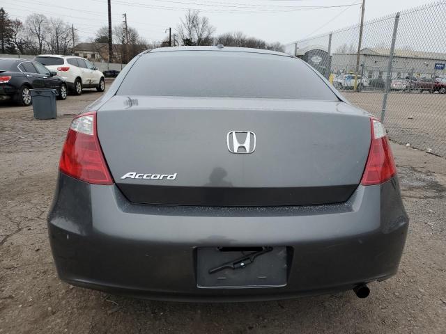 1HGCS12809A000847 - 2009 HONDA ACCORD EXL GRAY photo 6