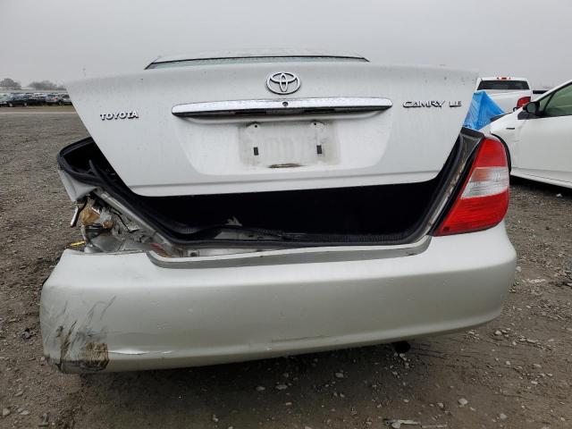 4T1BE32K64U374651 - 2004 TOYOTA CAMRY LE SILVER photo 6