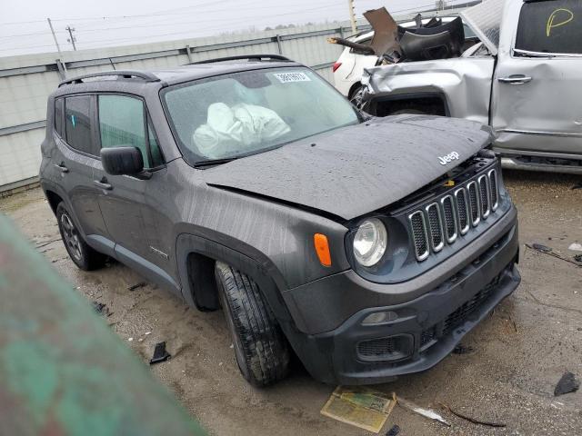 ZACCJAAT0GPD70412 - 2016 JEEP RENEGADE SPORT Մոխրագույն լուսանկար 4