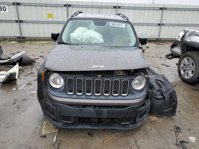 ZACCJAAT0GPD70412 - 2016 JEEP RENEGADE SPORT Մոխրագույն լուսանկար 5