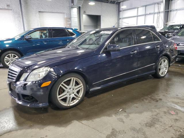 WDDHF8HB1AA147645 - 2010 MERCEDES-BENZ E 350 4MATIC BLUE photo 1