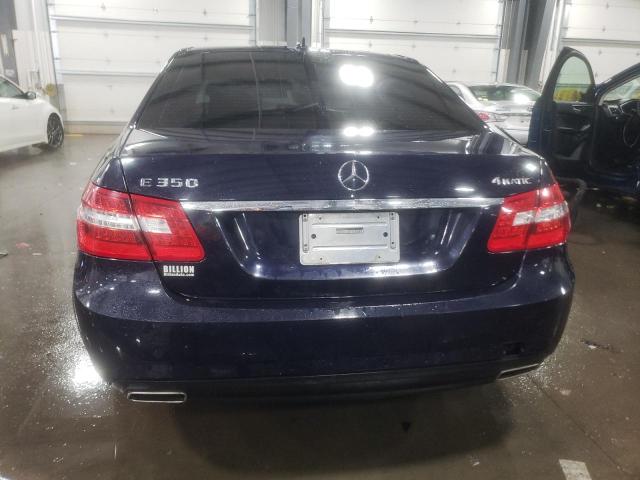 WDDHF8HB1AA147645 - 2010 MERCEDES-BENZ E 350 4MATIC BLUE photo 6