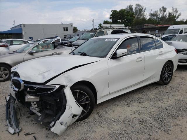 3MW5R7J01L8B09478 - 2020 BMW 330XI WHITE photo 1