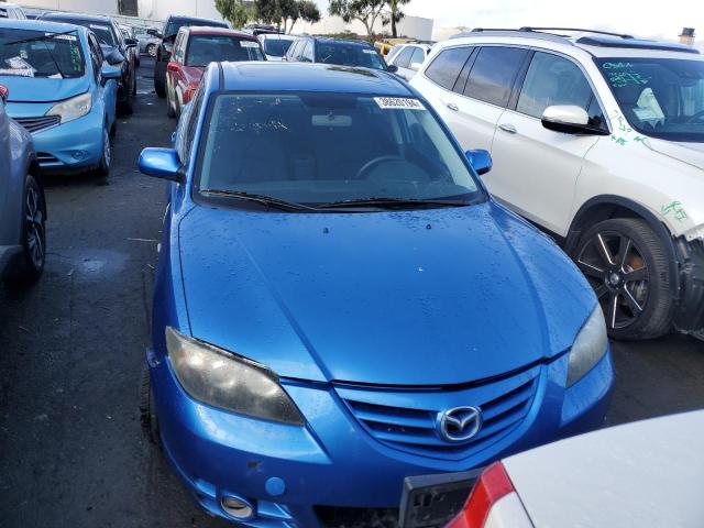 JM1BK323451344542 - 2005 MAZDA 3 S BLUE photo 5