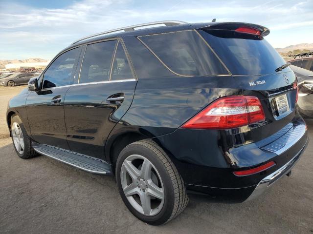 4JGDA5HB5FA445348 - 2015 MERCEDES-BENZ ML 350 4MATIC BLACK photo 2