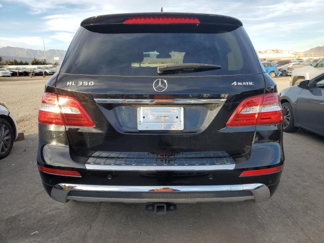 4JGDA5HB5FA445348 - 2015 MERCEDES-BENZ ML 350 4MATIC BLACK photo 6