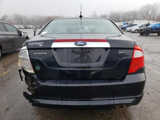 3FAHP0JA9CR329103 - 2012 FORD FUSION SEL BLACK photo 6