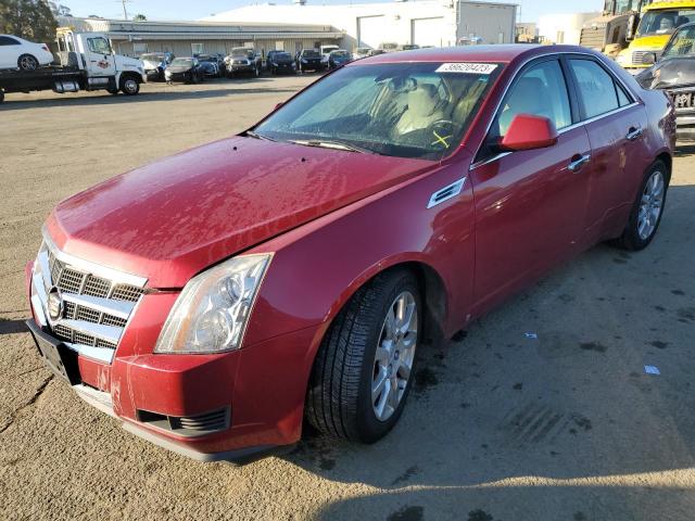 1G6DT57V780195388 - 2008 CADILLAC CTS HI FEATURE V6 RED photo 1