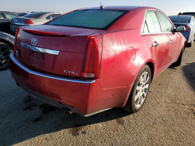 1G6DT57V780195388 - 2008 CADILLAC CTS HI FEATURE V6 RED photo 3