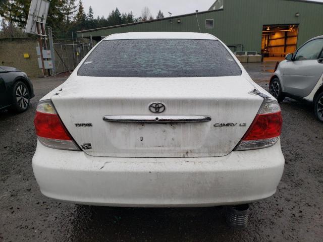 4T1BE32K66U722046 - 2006 TOYOTA CAMRY LE WHITE photo 6