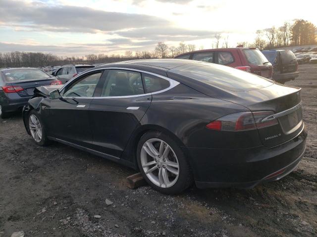 5YJSA1H19EFP40177 - 2014 TESLA MODEL S BLACK photo 2