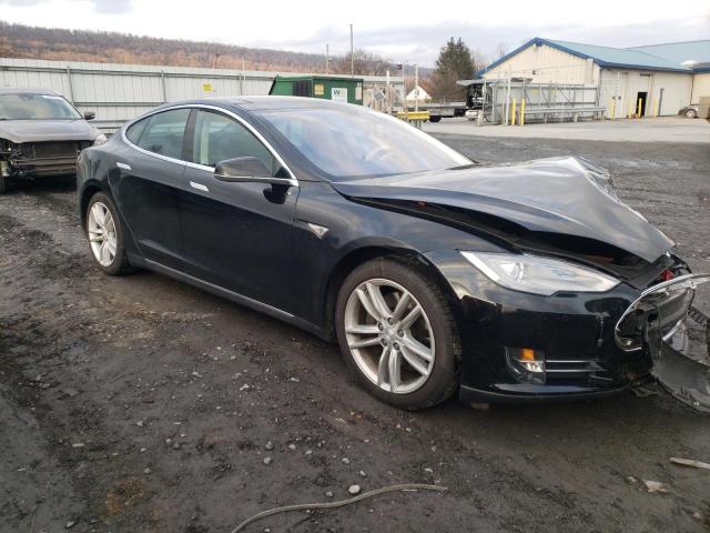 5YJSA1H19EFP40177 - 2014 TESLA MODEL S BLACK photo 4