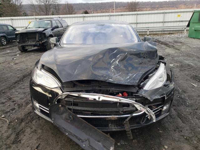 5YJSA1H19EFP40177 - 2014 TESLA MODEL S BLACK photo 5