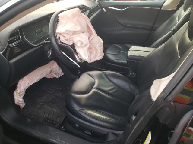 5YJSA1H19EFP40177 - 2014 TESLA MODEL S BLACK photo 7